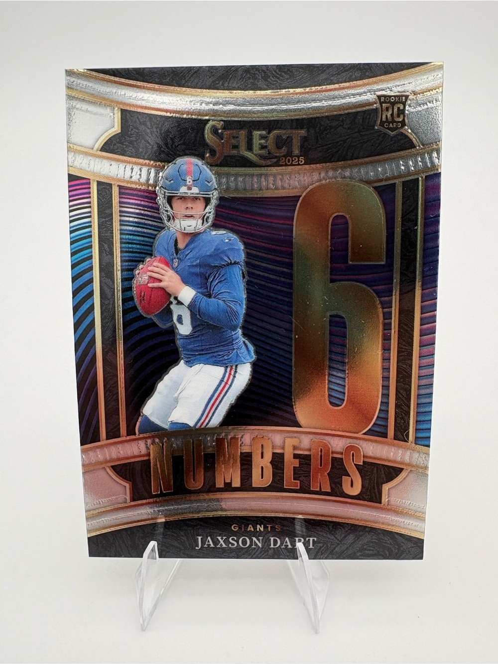 Jaxson Dart Giants 4-Card Rookie Lot 🔥Inserts 🔥 Panini / Topps - Picture 8 of 9